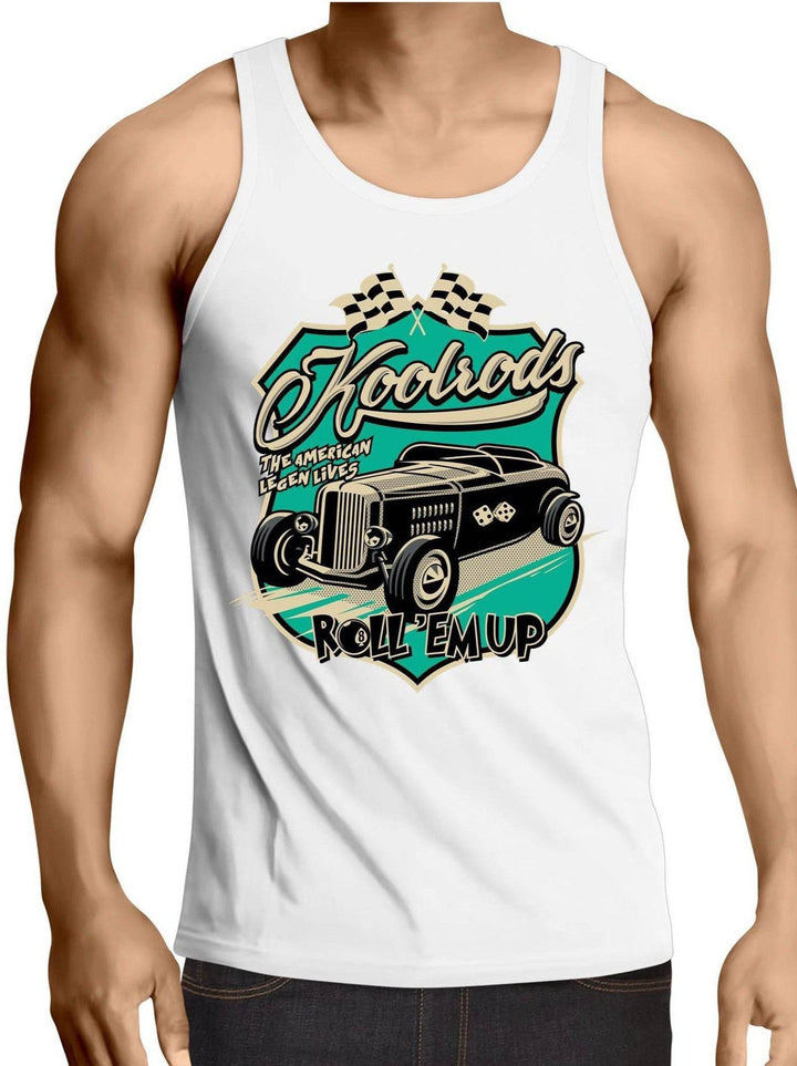 Koolrods Turquoise - Mens Singlet Top