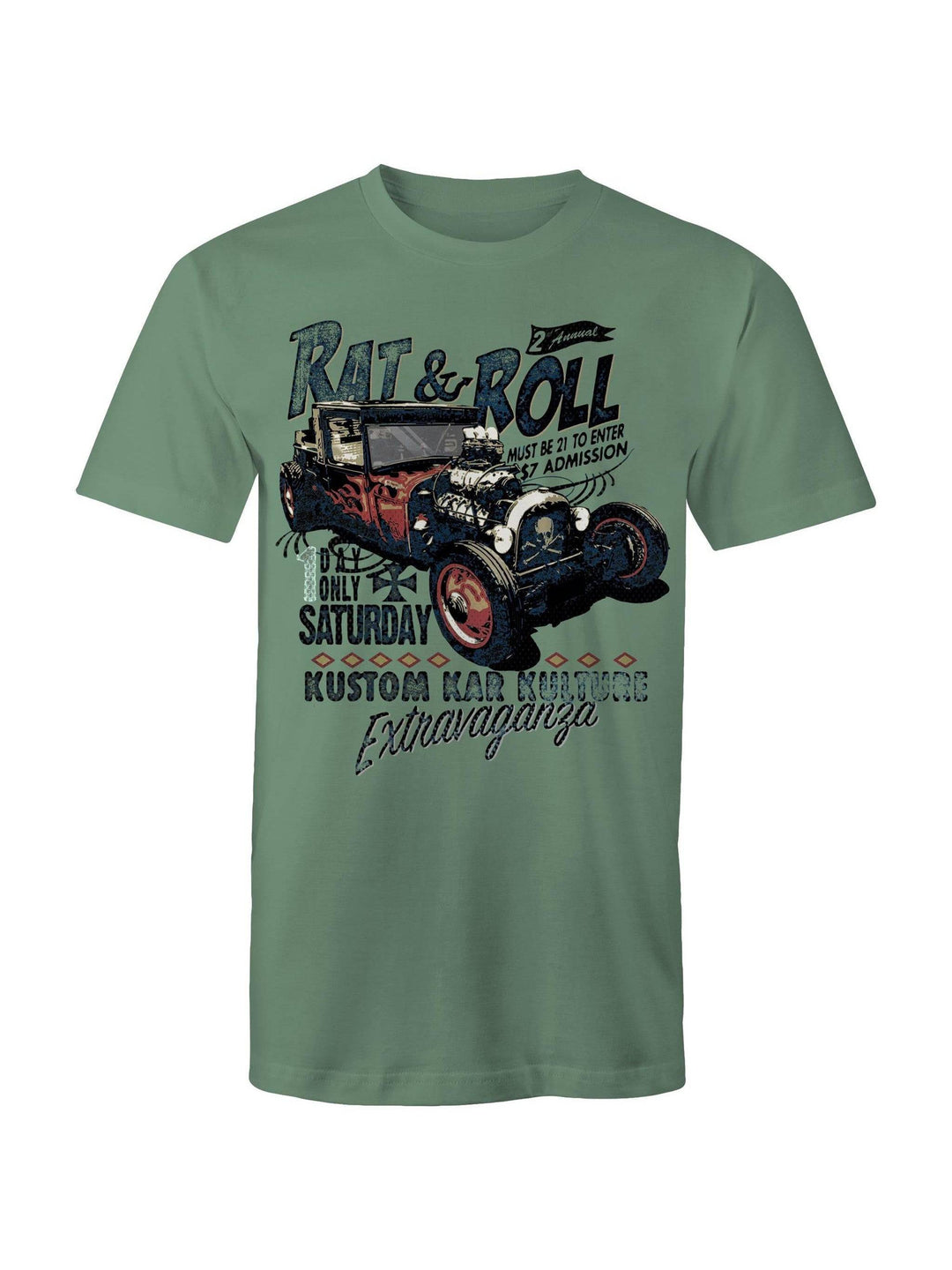 Rat & Roll - Mens T-Shirt