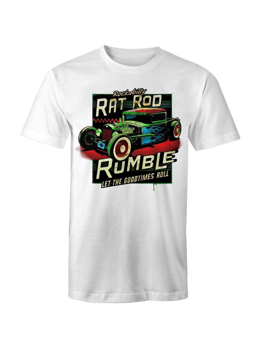 Rockabilly Rat Rod Rumble - Mens T-Shirt