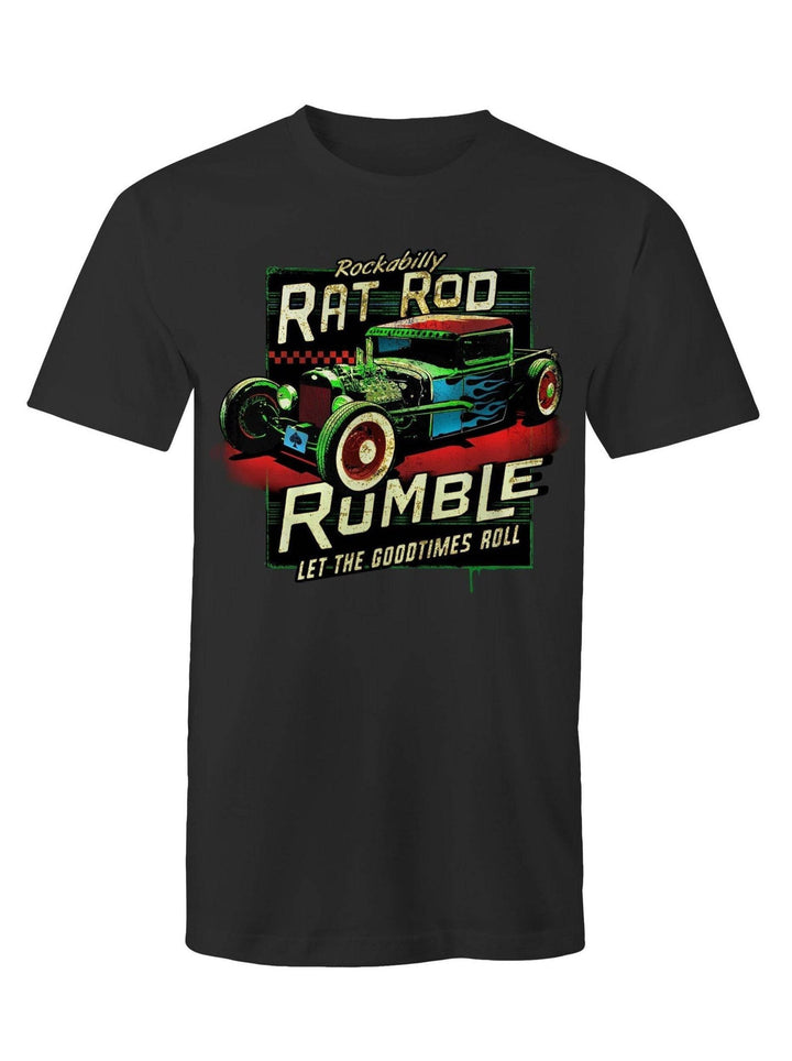 Rockabilly Rat Rod Rumble - Mens T-Shirt