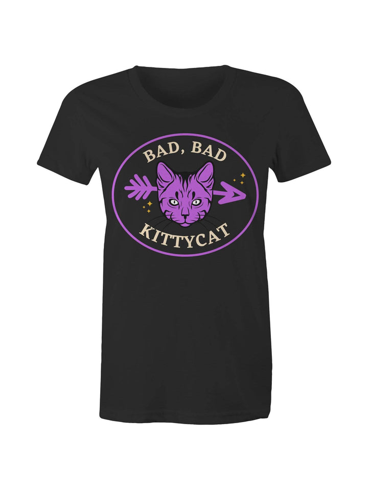 Bad Bad Kitty Women's Tee - Poison Arrow Retro