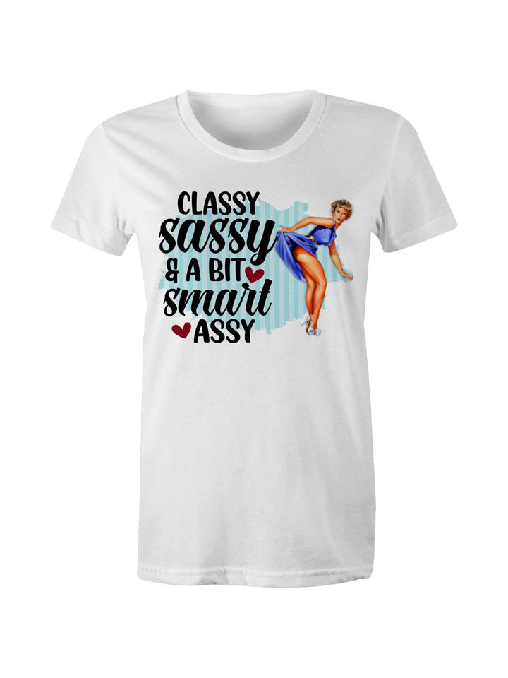 Classy & Sassy - Women's Tee - Poison Arrow Retro