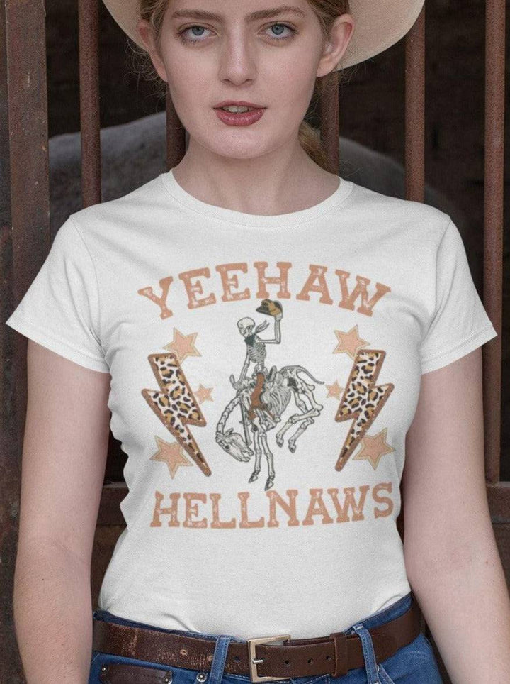 Yeehaw Hellnaws Women's Tee - Poison Arrow Retro