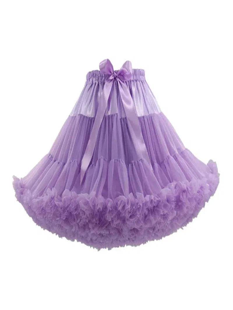 Purple Fluffy Petticoat 55cm - Poison Arrow Retro