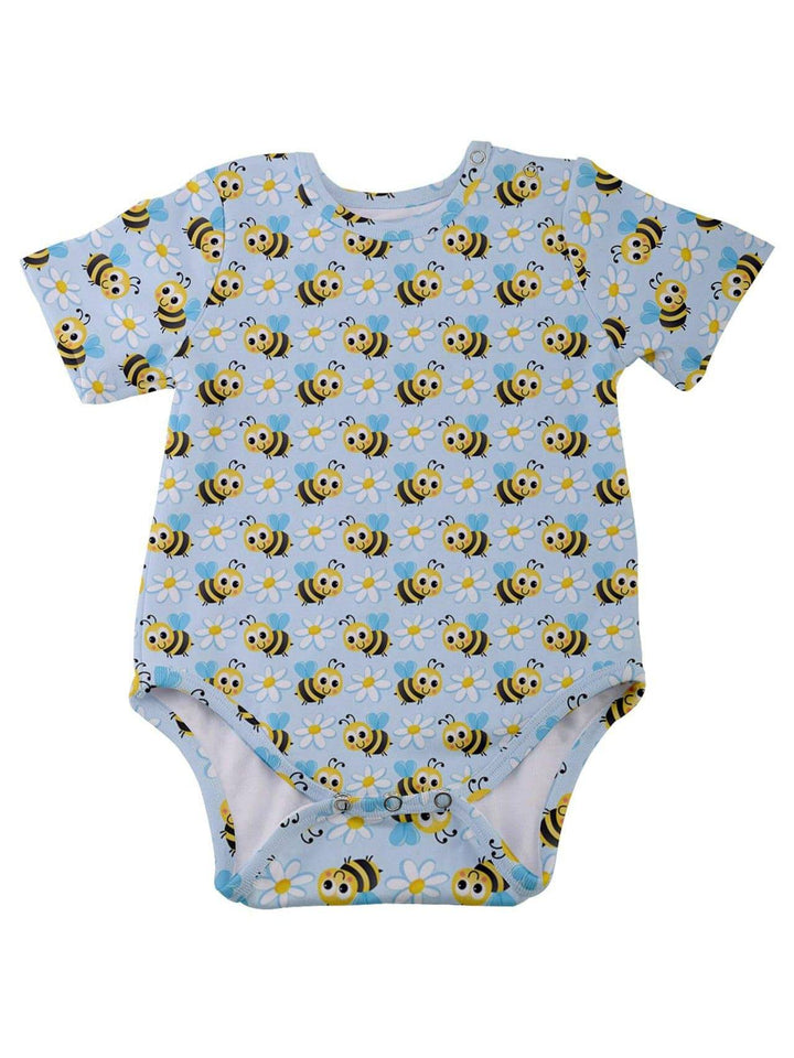 Bumblebees Baby Short Sleeve Bodysuit - Poison Arrow Retro