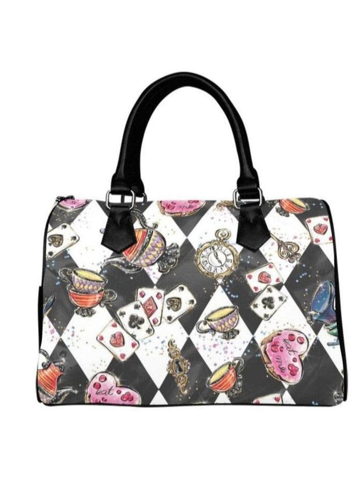 ALICE IN WONDERLAND BARREL TYPE HANDBAG - Poison Arrow Retro