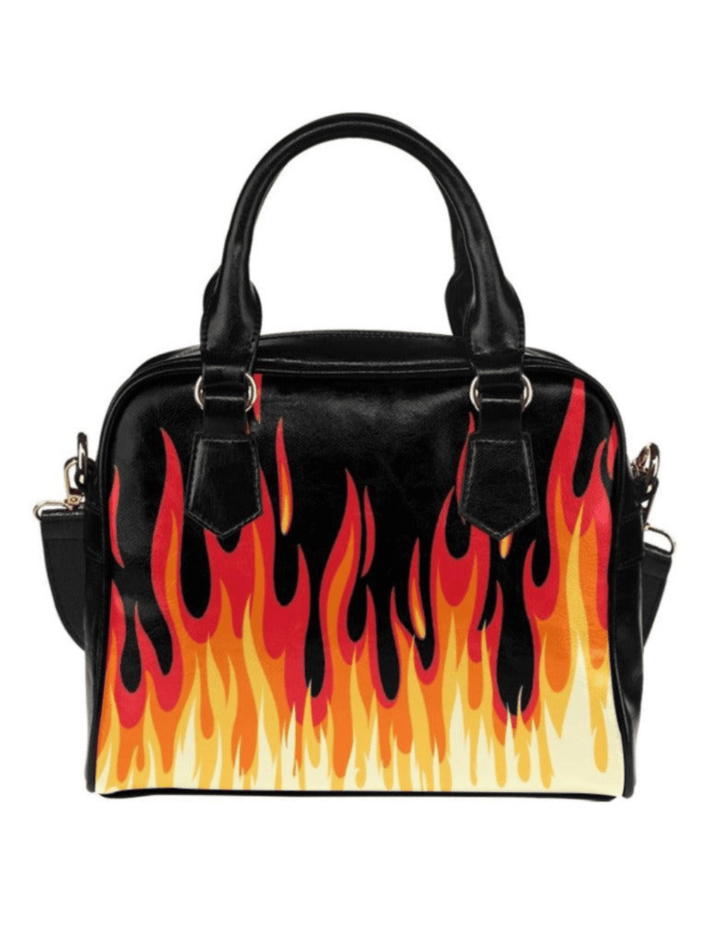 Burning Love Shoulder Handbag - Poison Arrow Retro