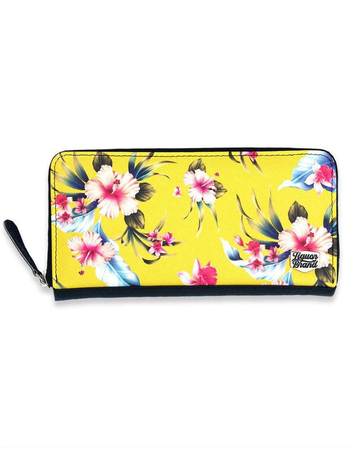 LIQUORBRAND Luau Yellow Wallet - Poison Arrow Retro