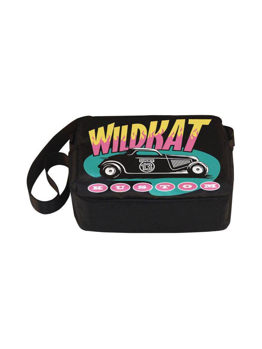 UNISEX Crossbody Nylon Satchel Bag WILDKAT CUSTOMS - Poison Arrow Retro