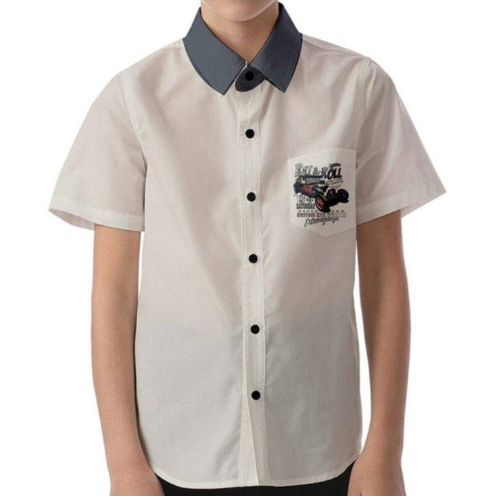 Rat and Roll Kids' Short Sleeve Shirt - Poison Arrow Retro