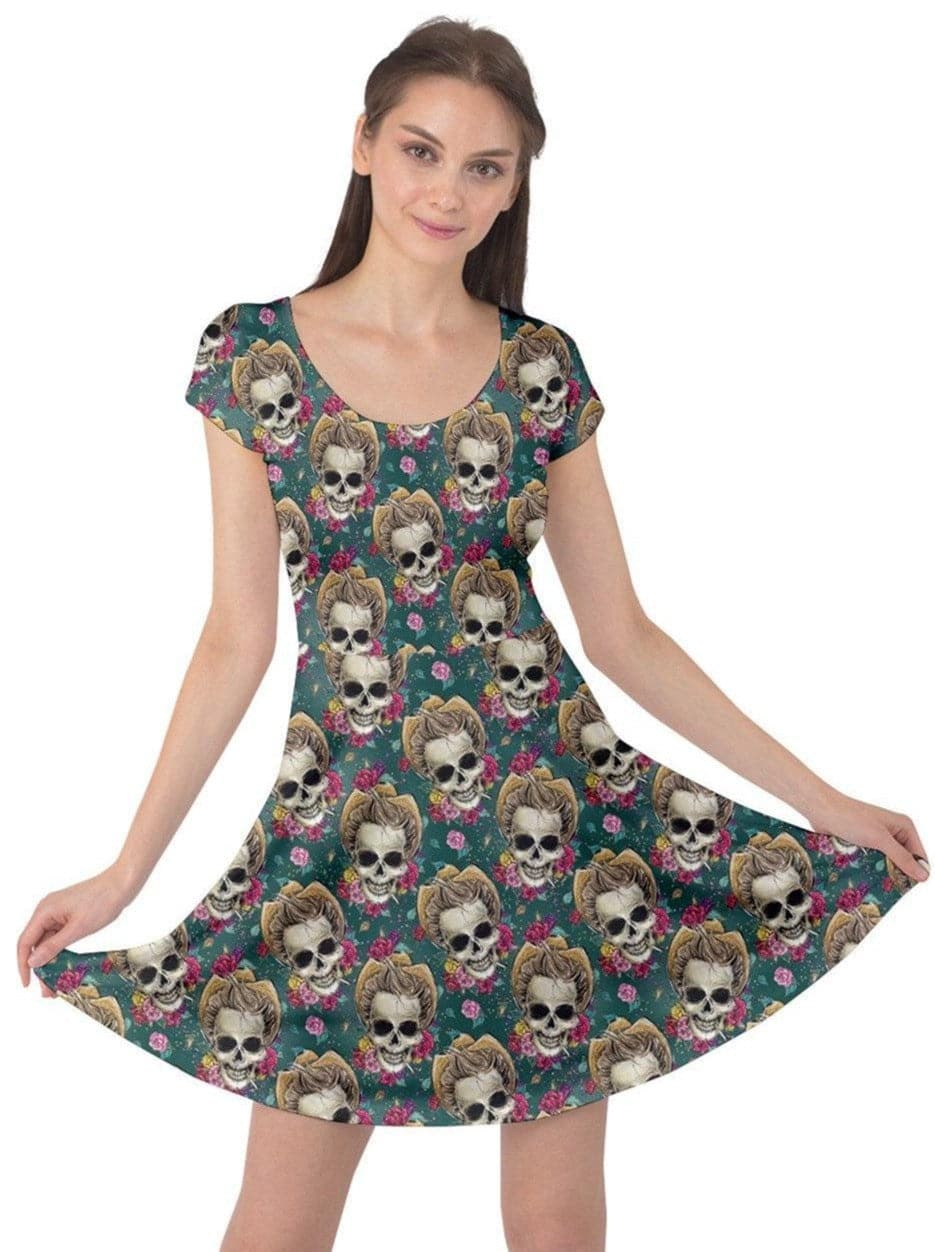 Legends of the Silver Scream Cap Sleeve Dress