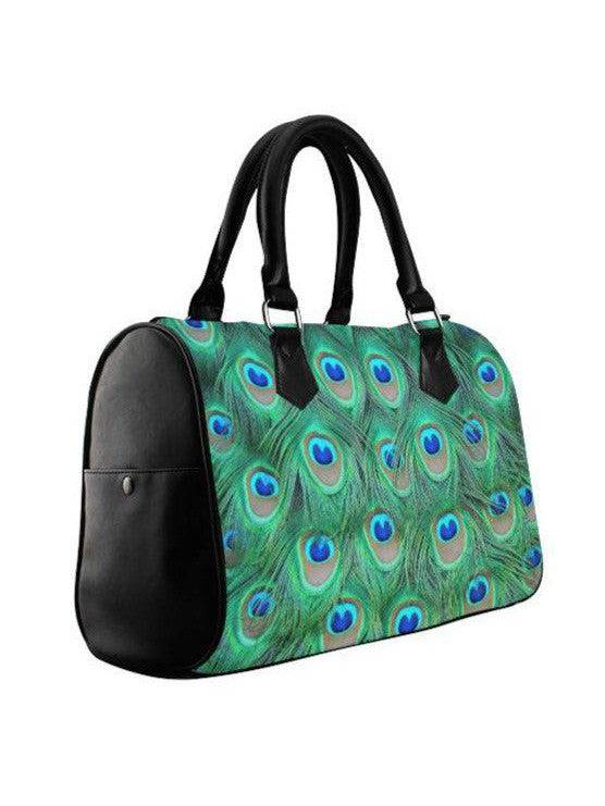 PEACOCK Barrel Type Handbag - Poison Arrow Retro