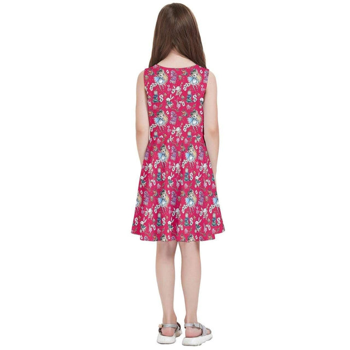 Alice in Wonderland Kids' Skater Dress - Poison Arrow Retro