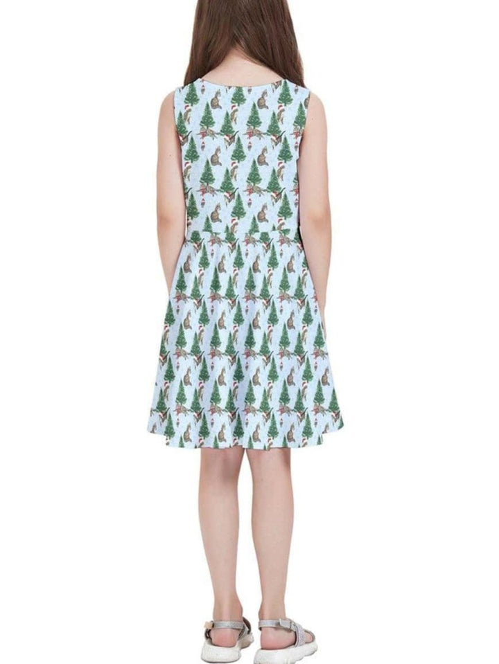 Christmas Cats Kids' Skater Dress - Poison Arrow Retro