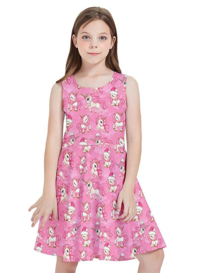 CHRISTMAS DRESSES UNICORNS GIRLS - Poison Arrow Retro