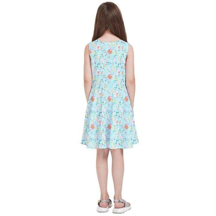 Easter Bunny Kids' Skater Dress - Poison Arrow Retro