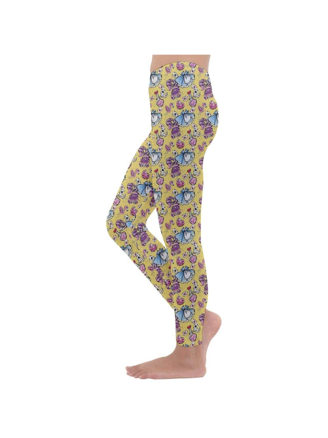 Alice in Wonderland Kids' Velour Leggings - Poison Arrow Retro