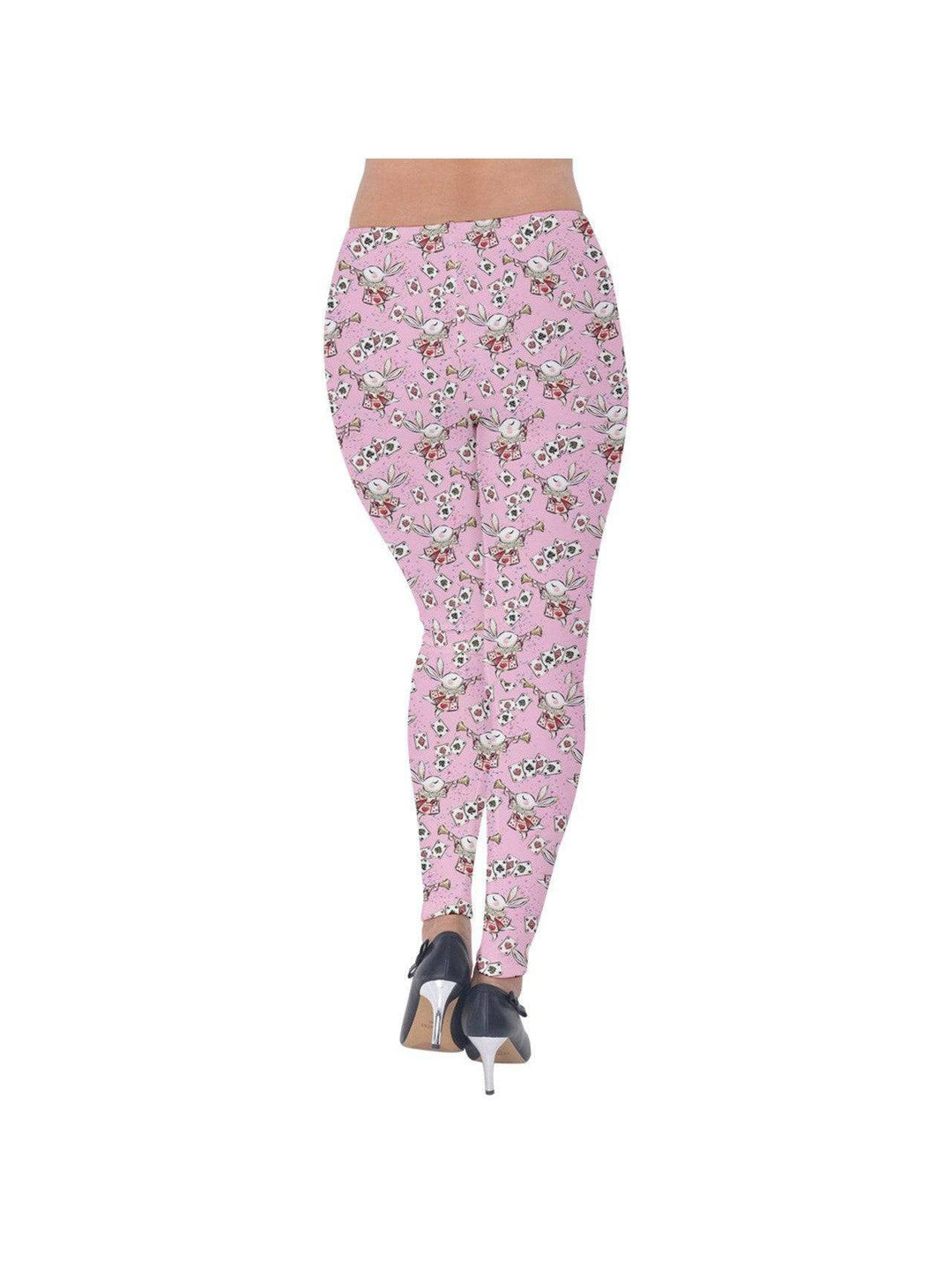 Down the Rabbit Hole Velvet Leggings - Poison Arrow Retro