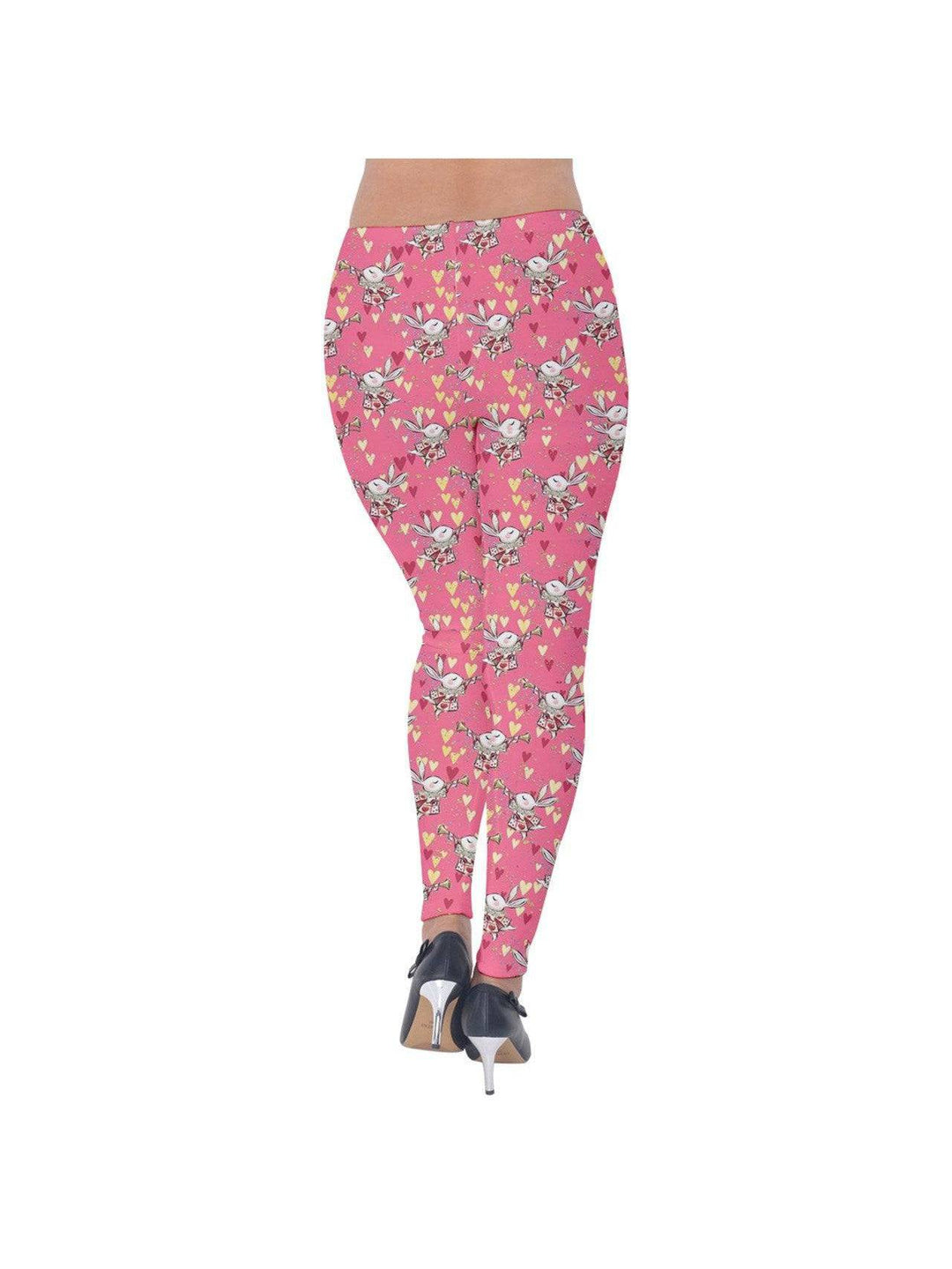 Down the Rabbit Hole Velvet Leggings - Poison Arrow Retro