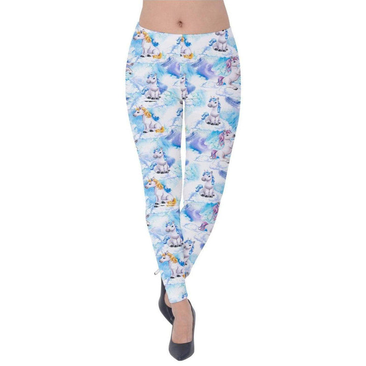 Fantasy Unicorns Velvet Leggings - Poison Arrow Retro