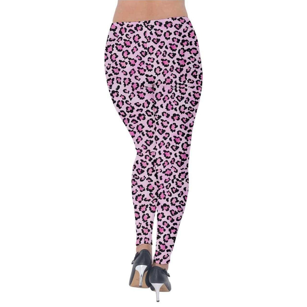 Pink Leopard Leggings - Poison Arrow Retro