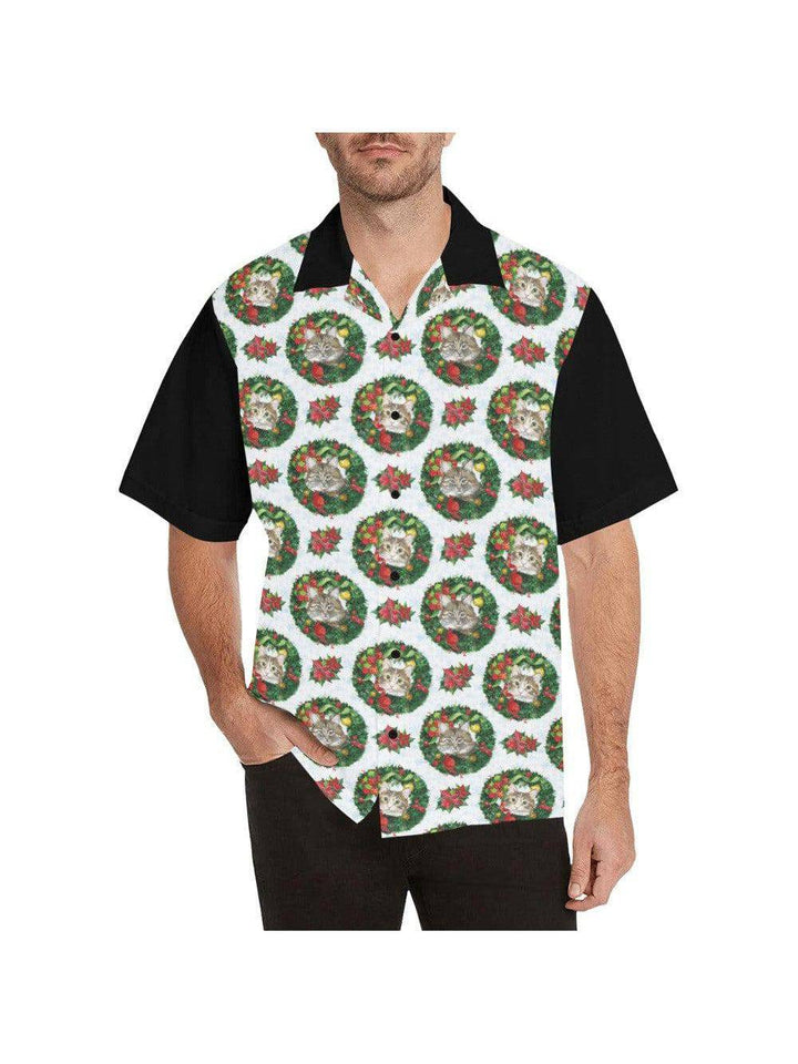 Christmas Cats Retro Bowling Shirt - Poison Arrow Retro