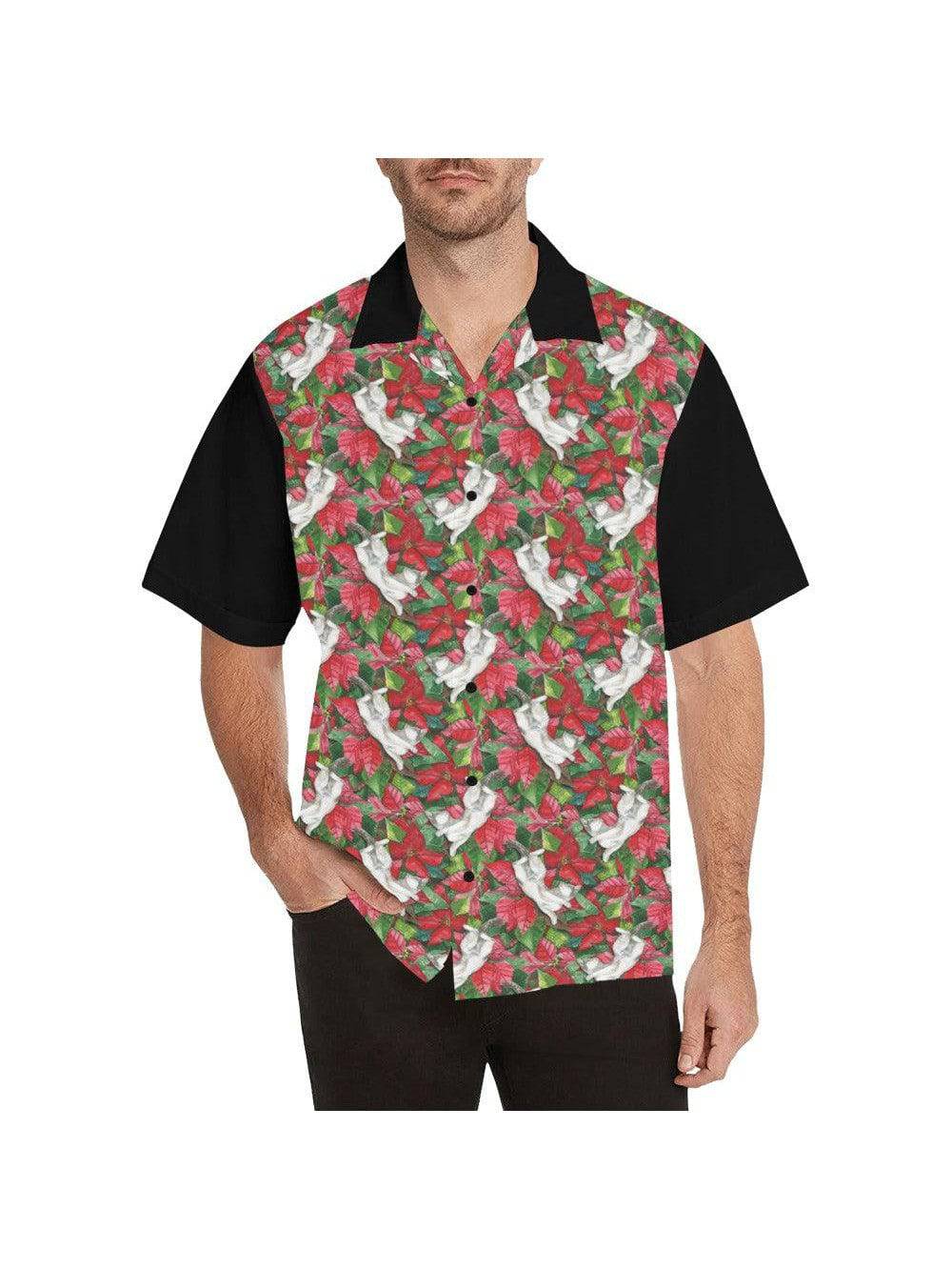 Christmas Cats Retro Bowling Shirt - Poison Arrow Retro