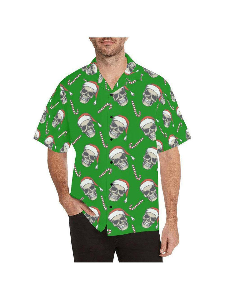 CHRISTMAS SKULLS Mens Shirts - Poison Arrow Retro