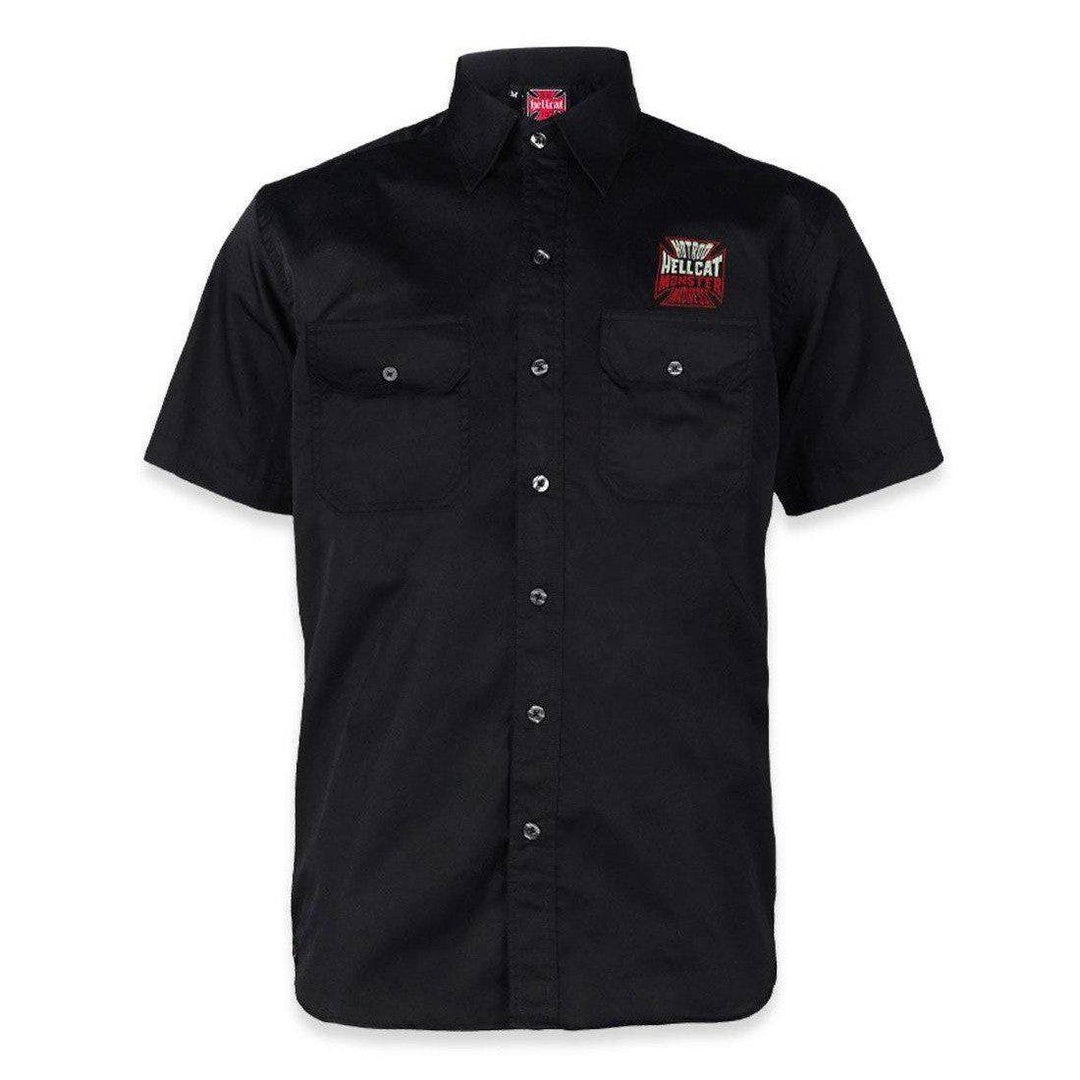 HOTROD HELLCAT BUTTON UP MONSTER MADNESS - Poison Arrow Retro