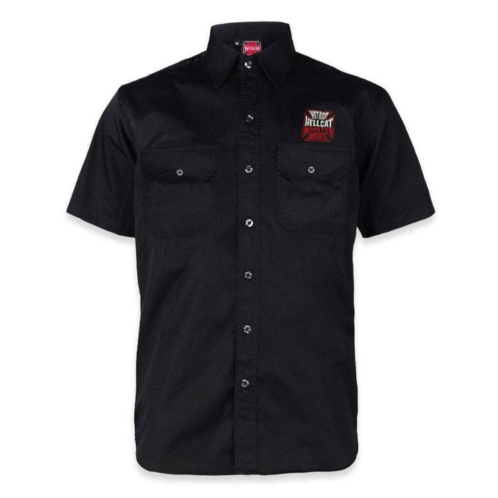 HOTROD HELLCAT BUTTON UP MONSTER MADNESS - Poison Arrow Retro