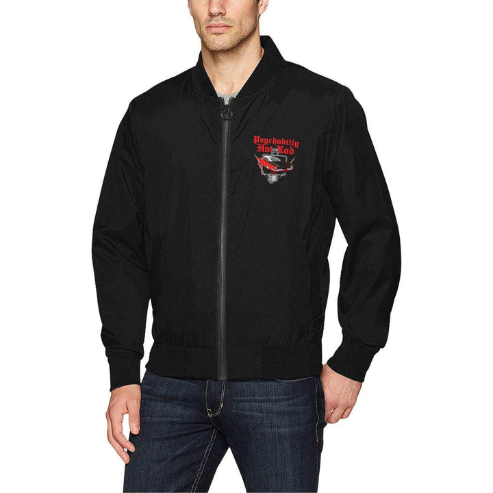 PSYCHOBILLY HOTROD Men's Hot Rod Bomber Jacket - Poison Arrow Retro