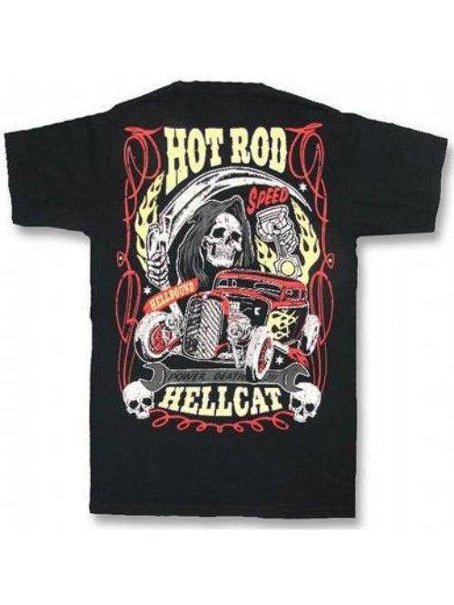 HOTROD HELLCAT Mens Tshirt Hell Bound - Poison Arrow Retro