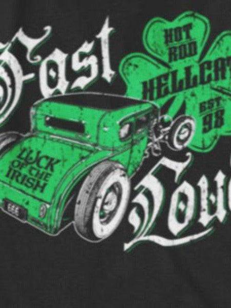 HOTROD HELLCAT Mens Tshirt Irish - Poison Arrow Retro