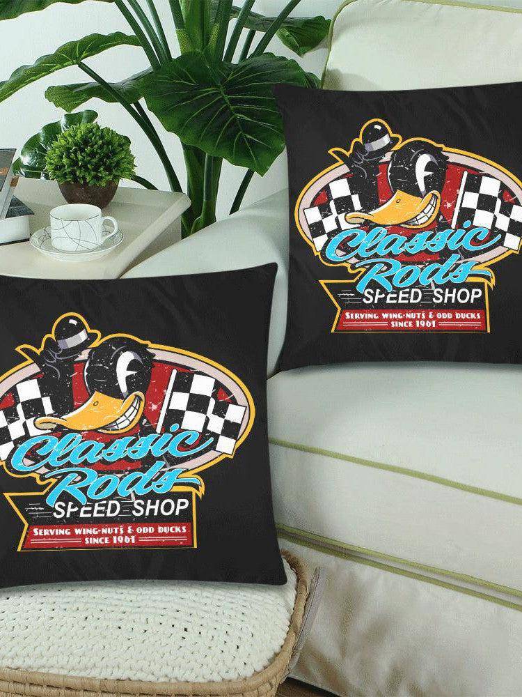 CLASSIC RODS Cushion Cover 18"x 18" (Twin Sides) (Set of 2) - Poison Arrow Retro