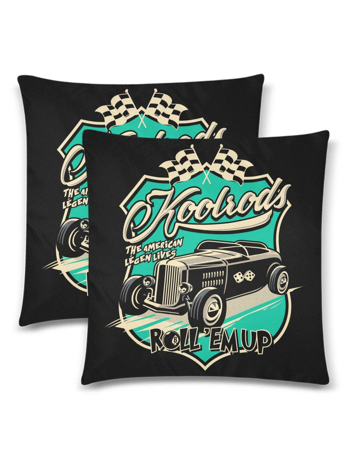 KOOLRODS Throw Pillow Cover 18"x 18" (Twin Sides) (Set of 2) - Poison Arrow Retro