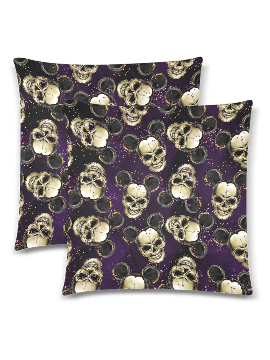 Manic Mice Throw Pillow Cover 18"x 18" (Twin Sides) (Set of 2) - Poison Arrow Retro