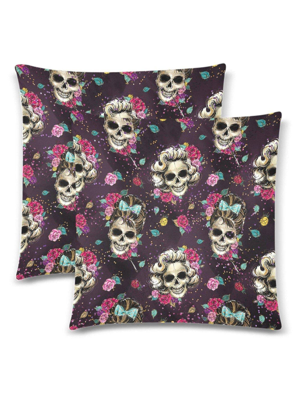 SIRENS Throw Pillow Cover 18"x 18" (Twin Sides) (Set of 2) - Poison Arrow Retro