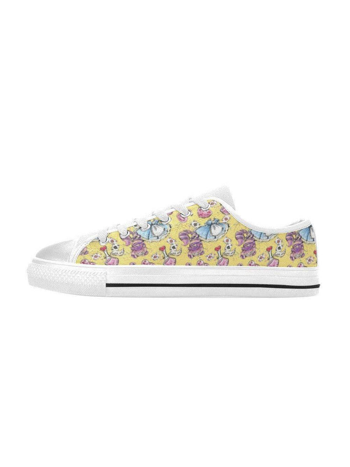 Alice in Wonderland Kid's Canvas Sneakers - Poison Arrow Retro