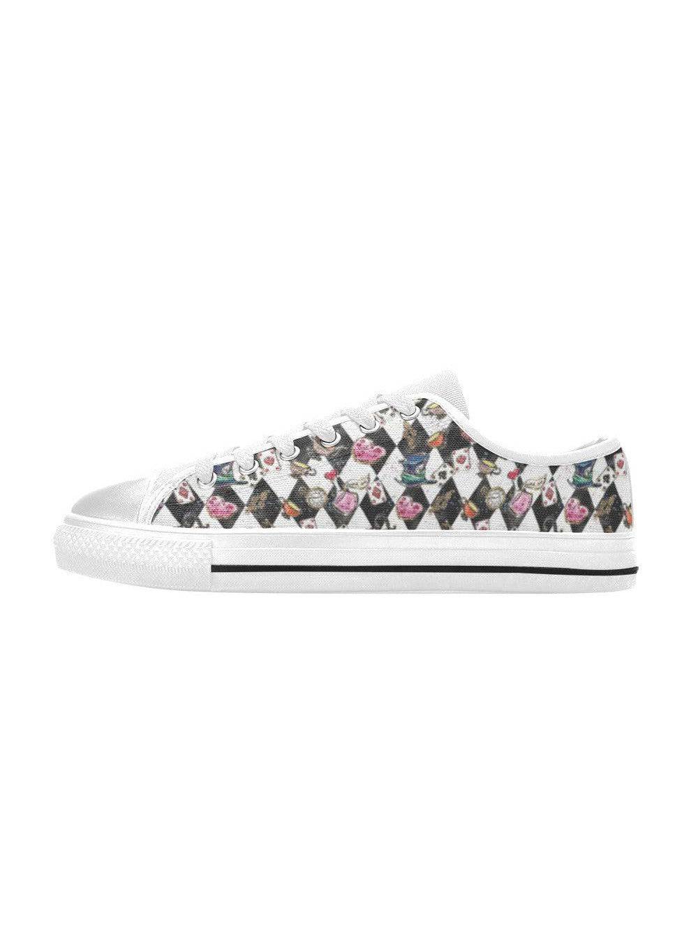 Alice in Wonderland Retro Style Sneakers - Poison Arrow Retro