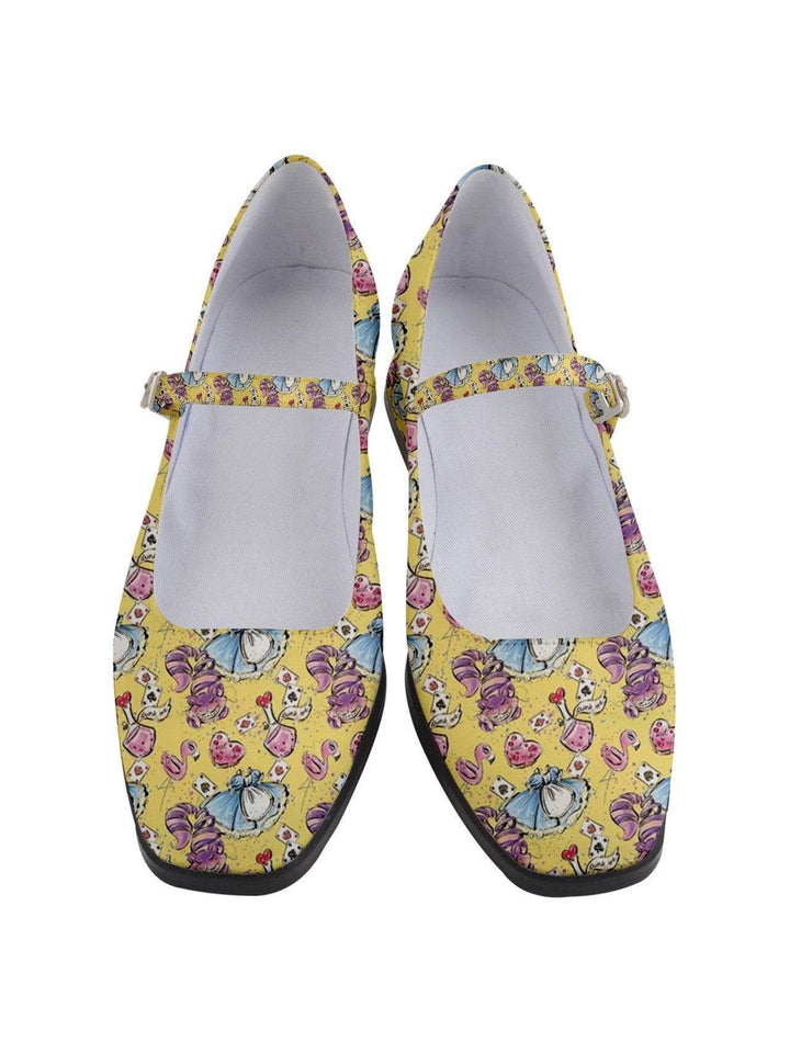 Alice in Wonderland Women's Mary Jane Shoes - Poison Arrow Retro