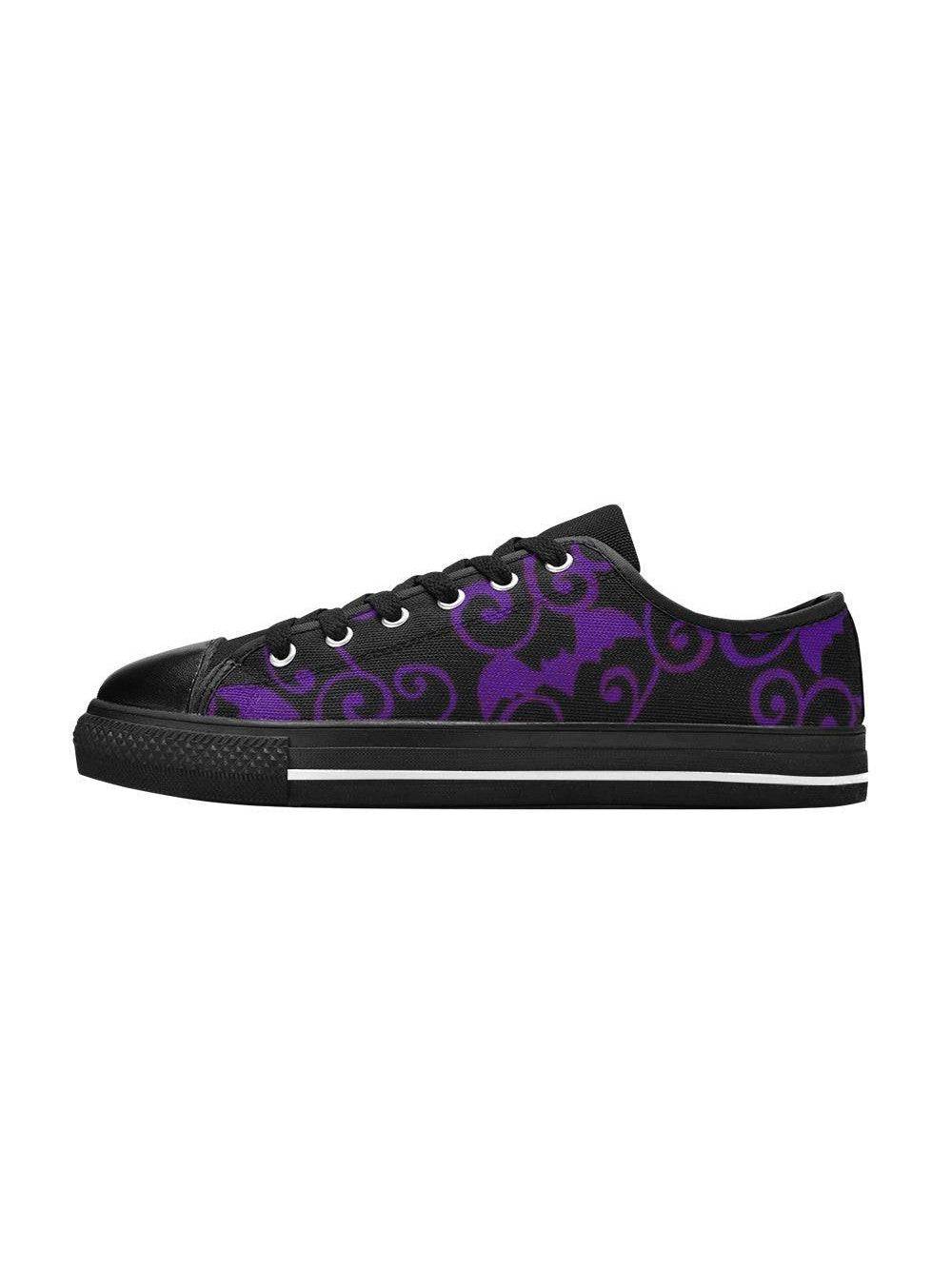 ANTIQUE BATS PURPLE Retro Style Sneakers - Poison Arrow Retro