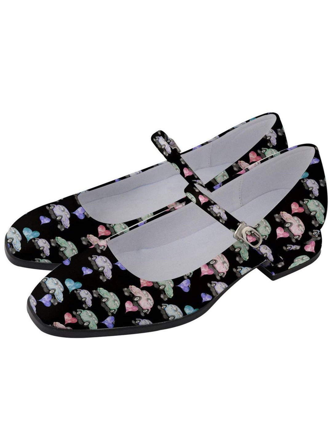 Beetle Hearts Women's Mary Jane Shoes - Poison Arrow Retro