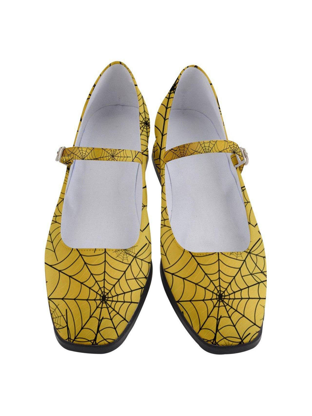 Golden Orbs Women's Mary Jane Shoes - Poison Arrow Retro