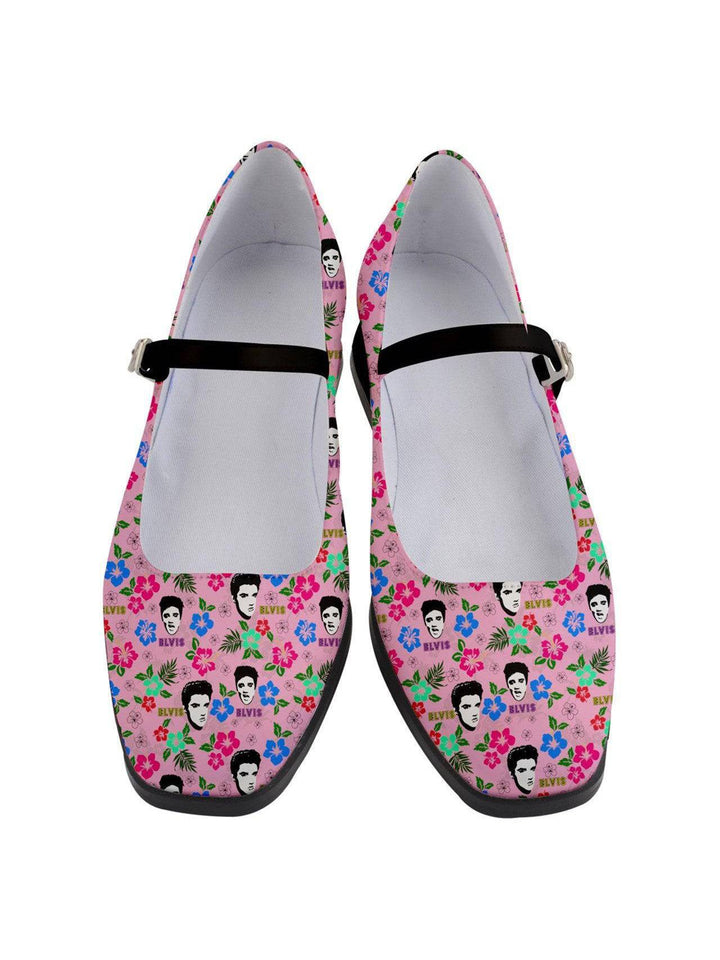 Hawaii Elvis Women's Mary Jane Shoes - Poison Arrow Retro