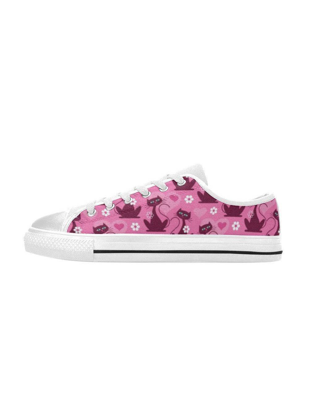 LOVECATS WHITE Retro Style Sneakers - Poison Arrow Retro