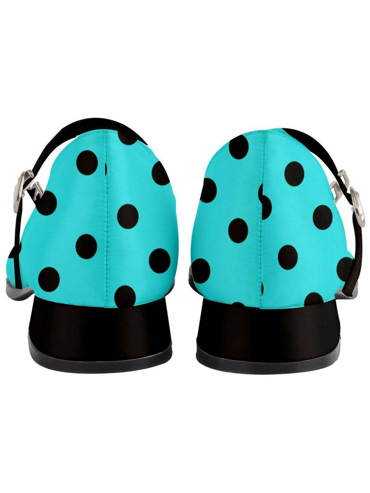 POLKA DOTS Women's Mary Jane Shoes - Poison Arrow Retro