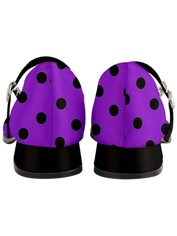 POLKA DOTS Women's Mary Jane Shoes - Poison Arrow Retro