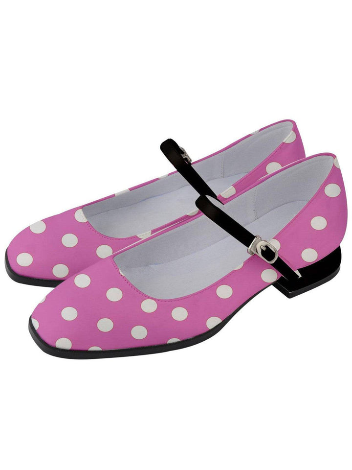 POLKA DOTS Women's Mary Jane Shoes - Poison Arrow Retro