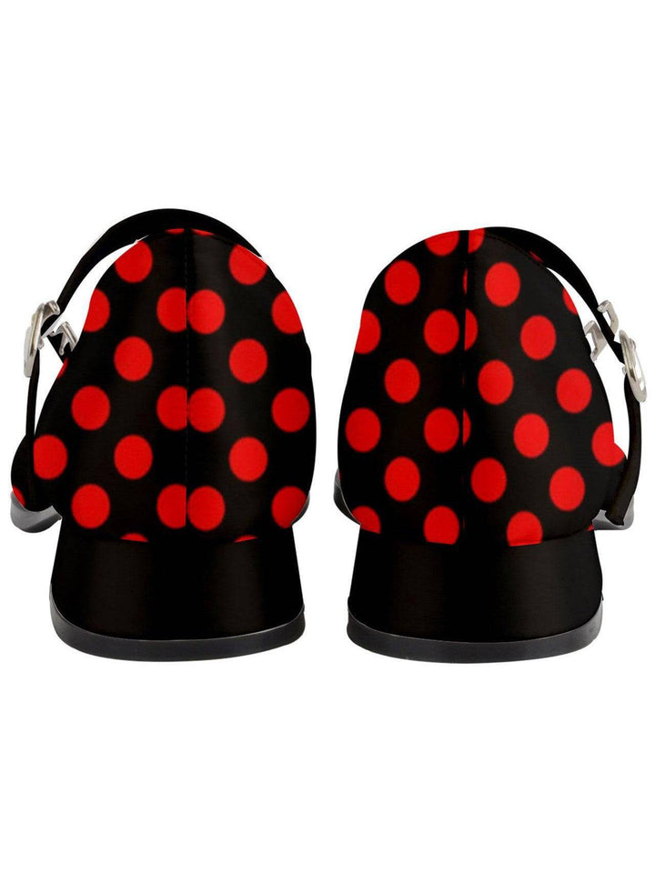 POLKA DOTS Women's Mary Jane Shoes - Poison Arrow Retro