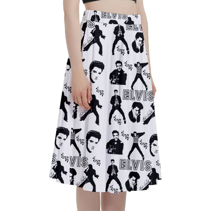 Elvis Full Circle Skirt - Poison Arrow Retro